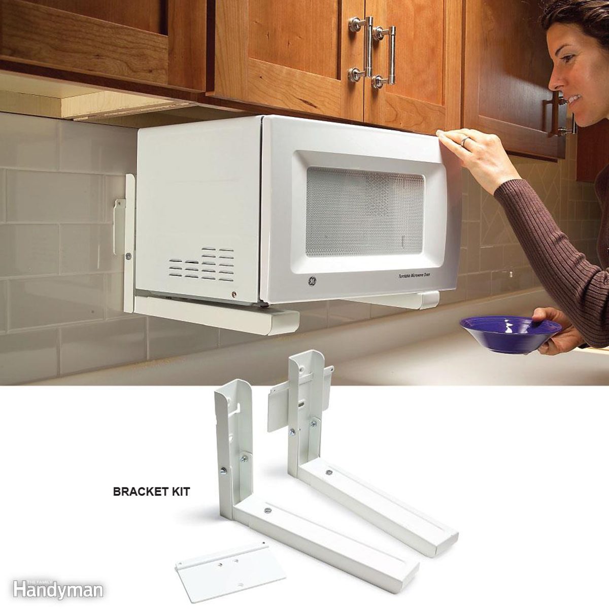 Installing microwave over the counter