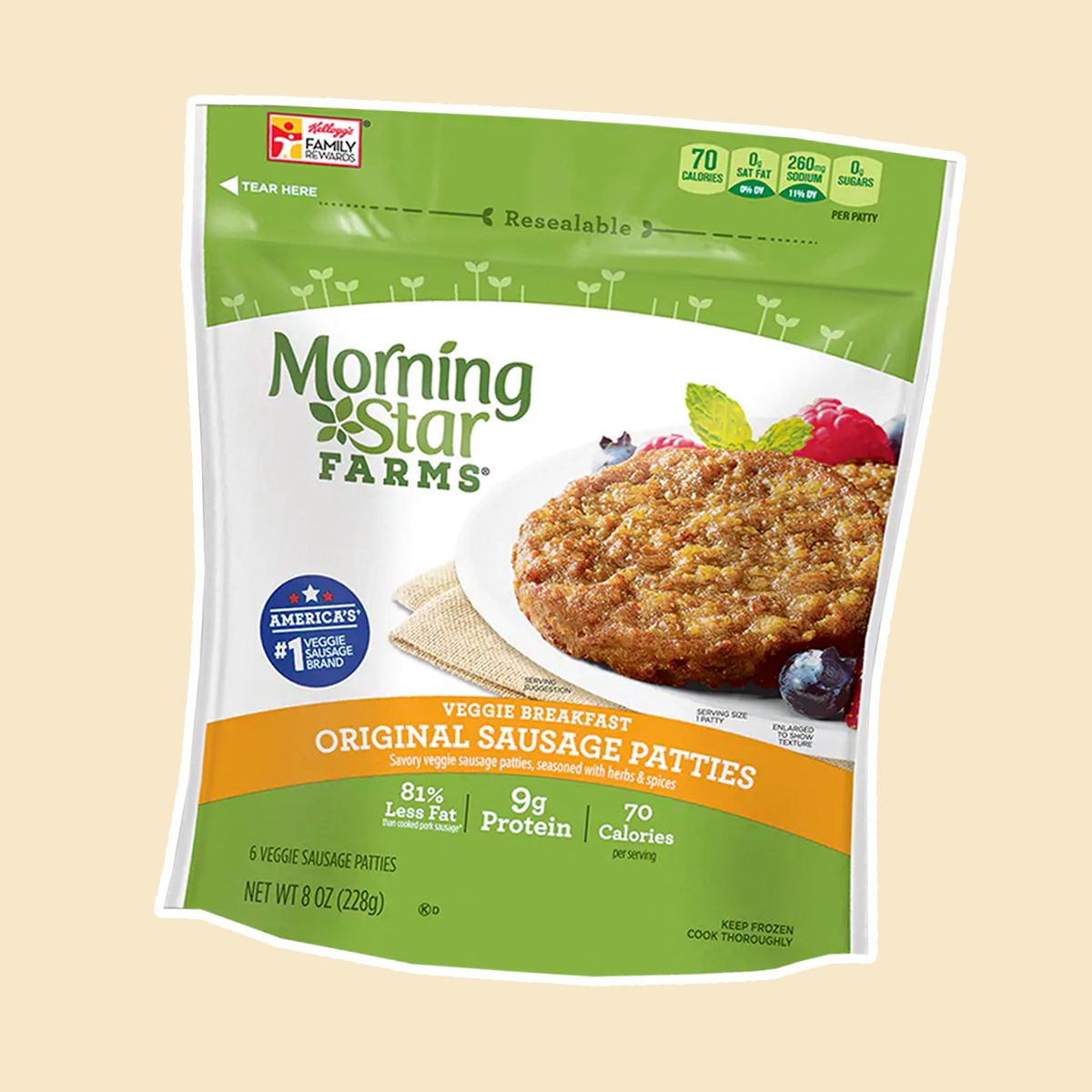 MORNINGSTAR FARMS® ORIGINAL SAUSAGE PATTIES