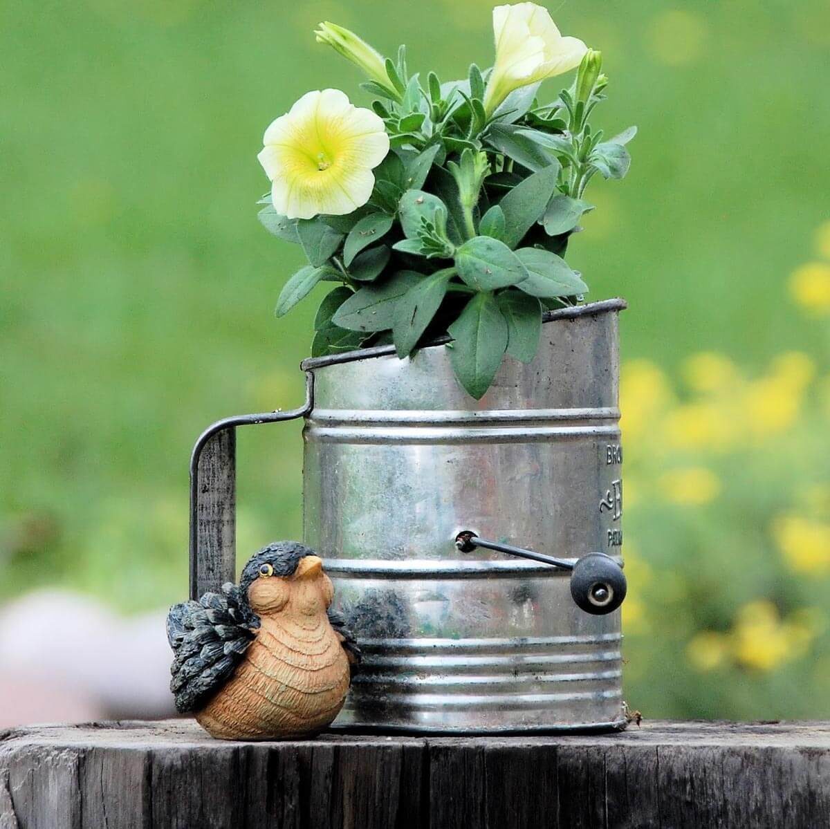 Flour Sifter Flower Pot