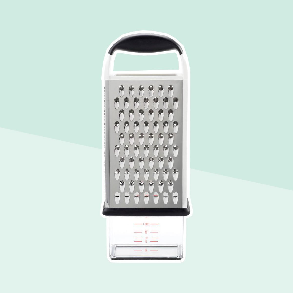 Stainless Steel Box Grater with Container