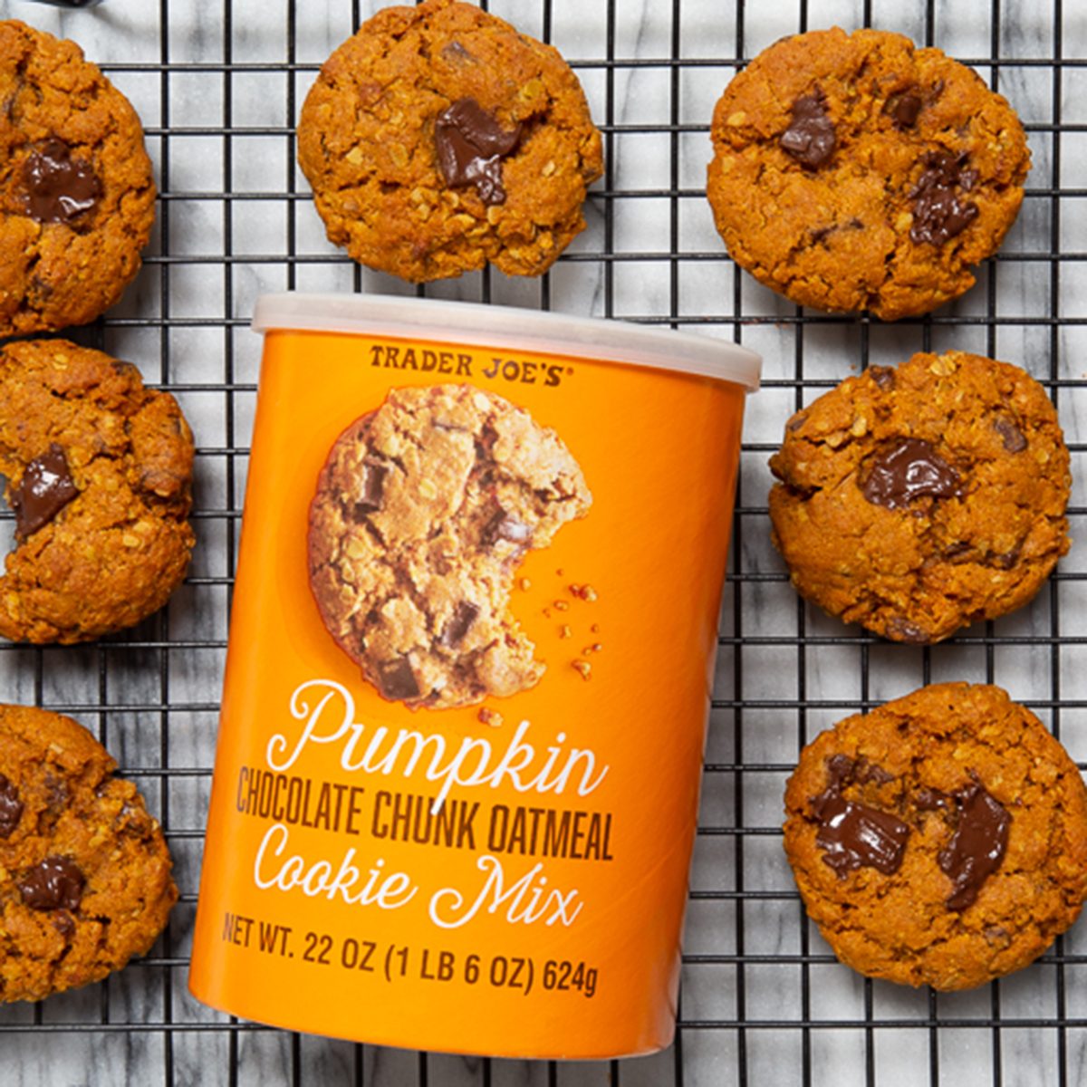 Pumpkin Chocolate Chunk Oatmeal Cookie Mix