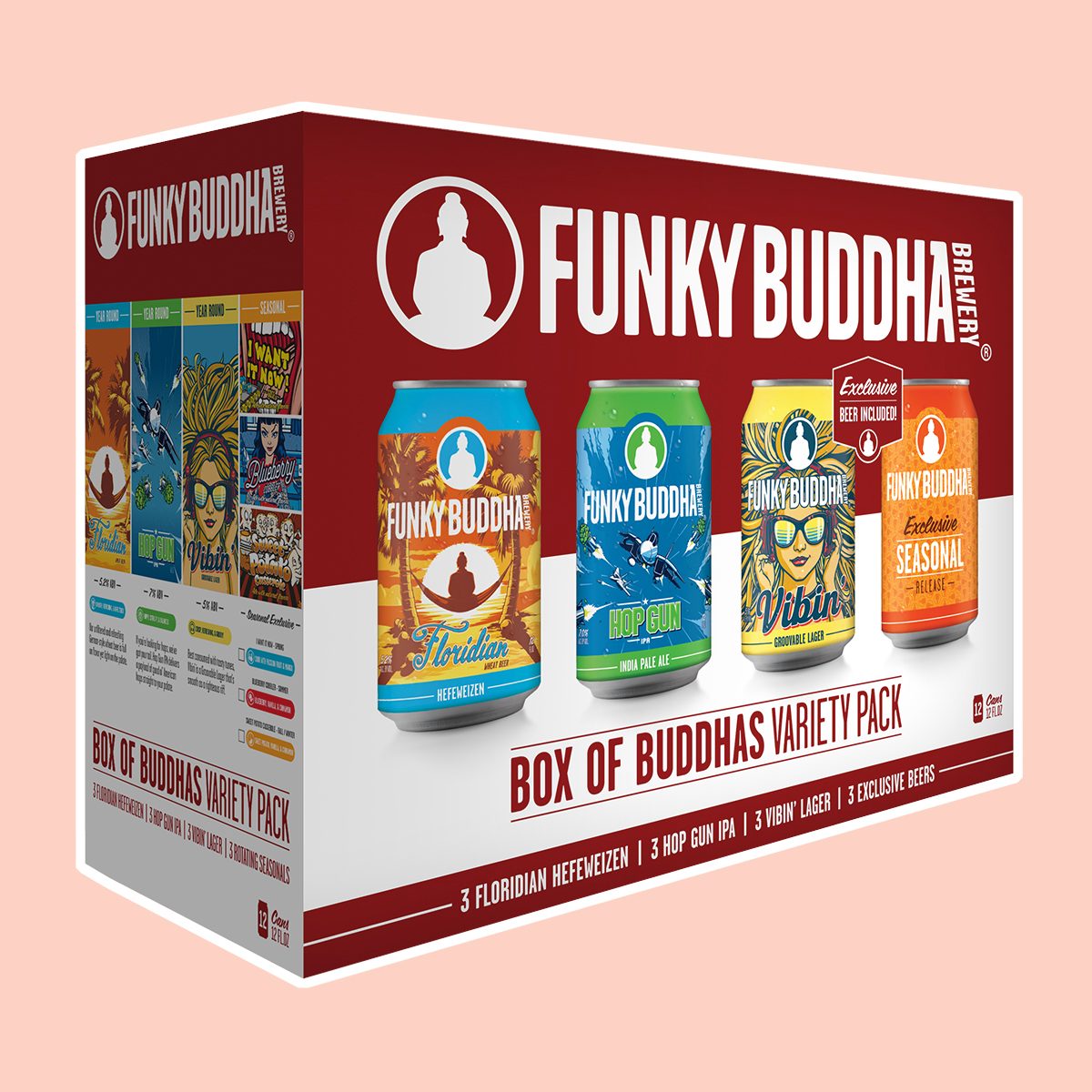 Funky Buddha Box Of Buddhas Variety Pack