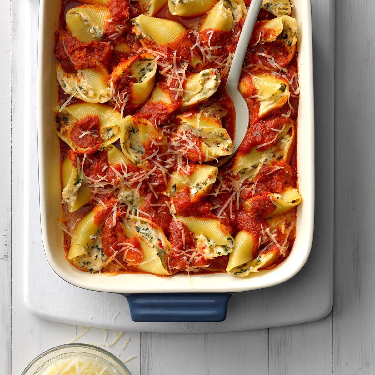 Decadent Spinach-Stuffed Shells