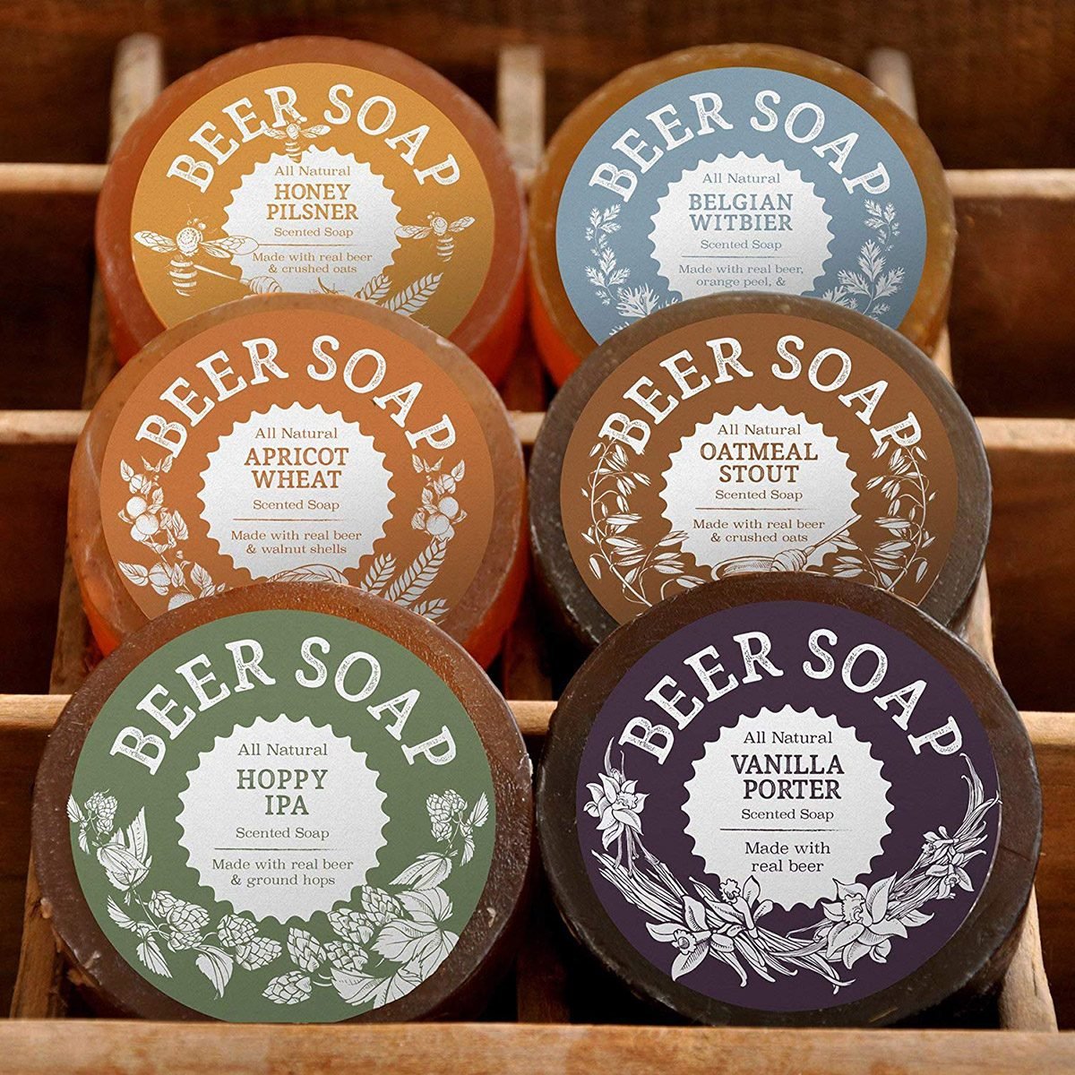 Beer soaps