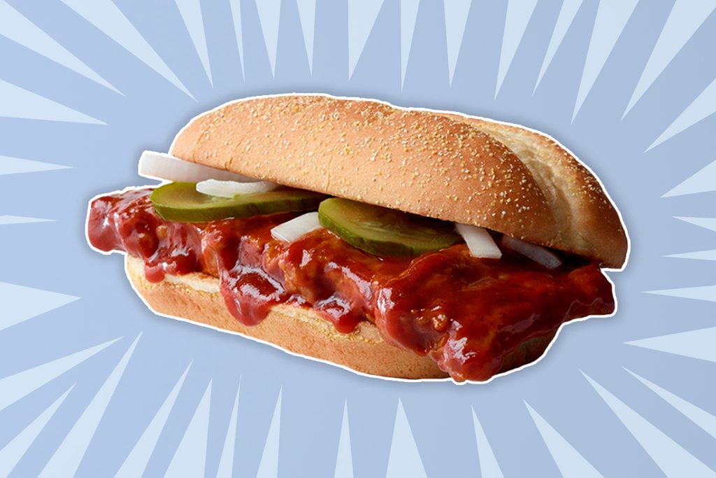Is the McRib Back? Yes—and It's Nationwide for the First Time Since 2012