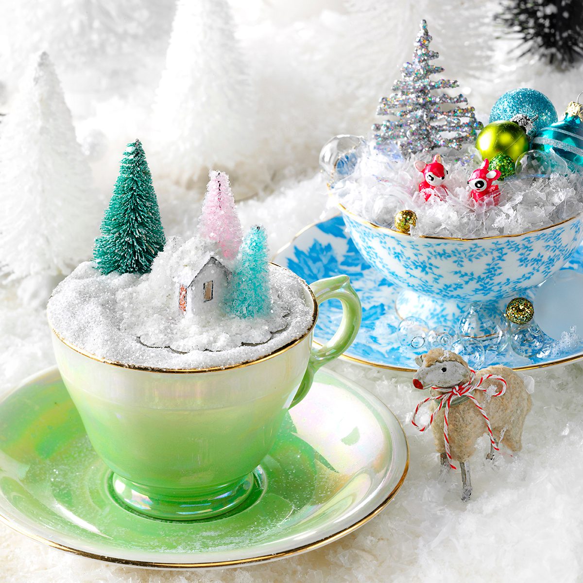 tea cup christmas tree 