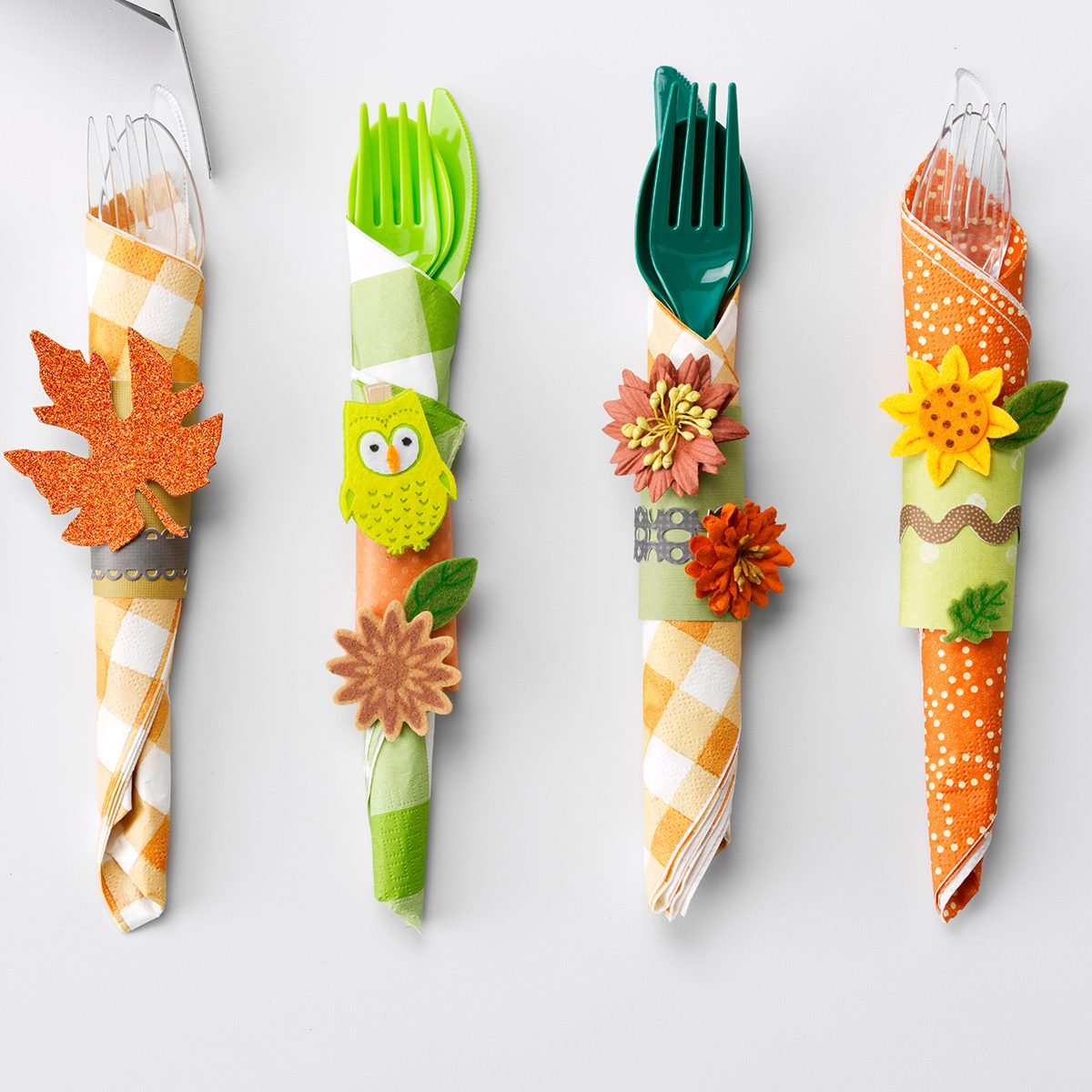 Craft; Thanksgiving napkin rings