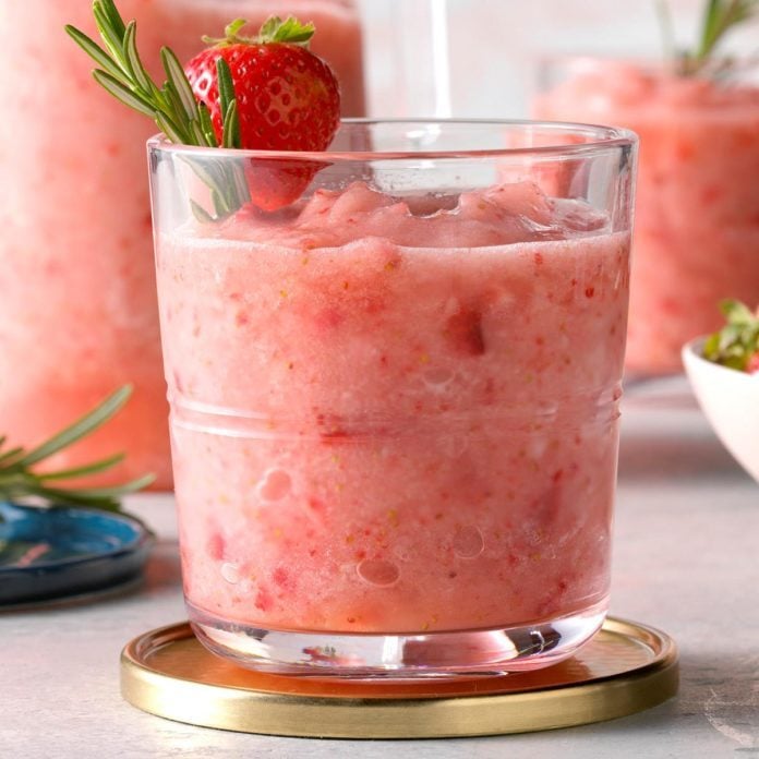 Rosemary Strawberry Daiquiri