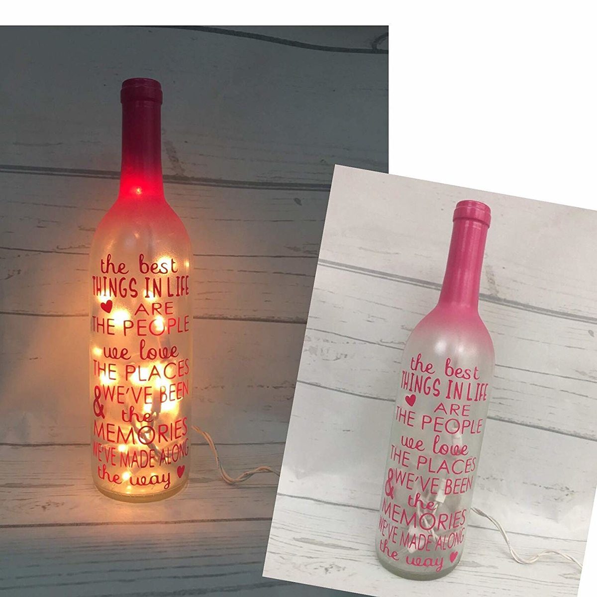 P&A Designs Lighted Wine Decor