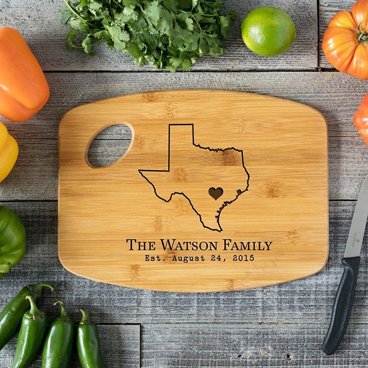 CabanyCo Personalized Cutting Board