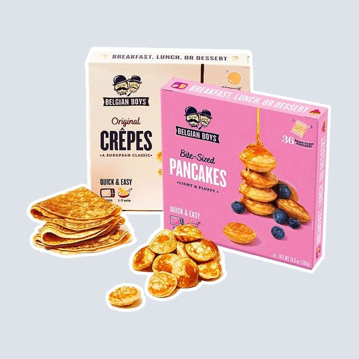 healthy breakfast on-the-go Belgian Boys Frozen Crepes And Mini Pancakes