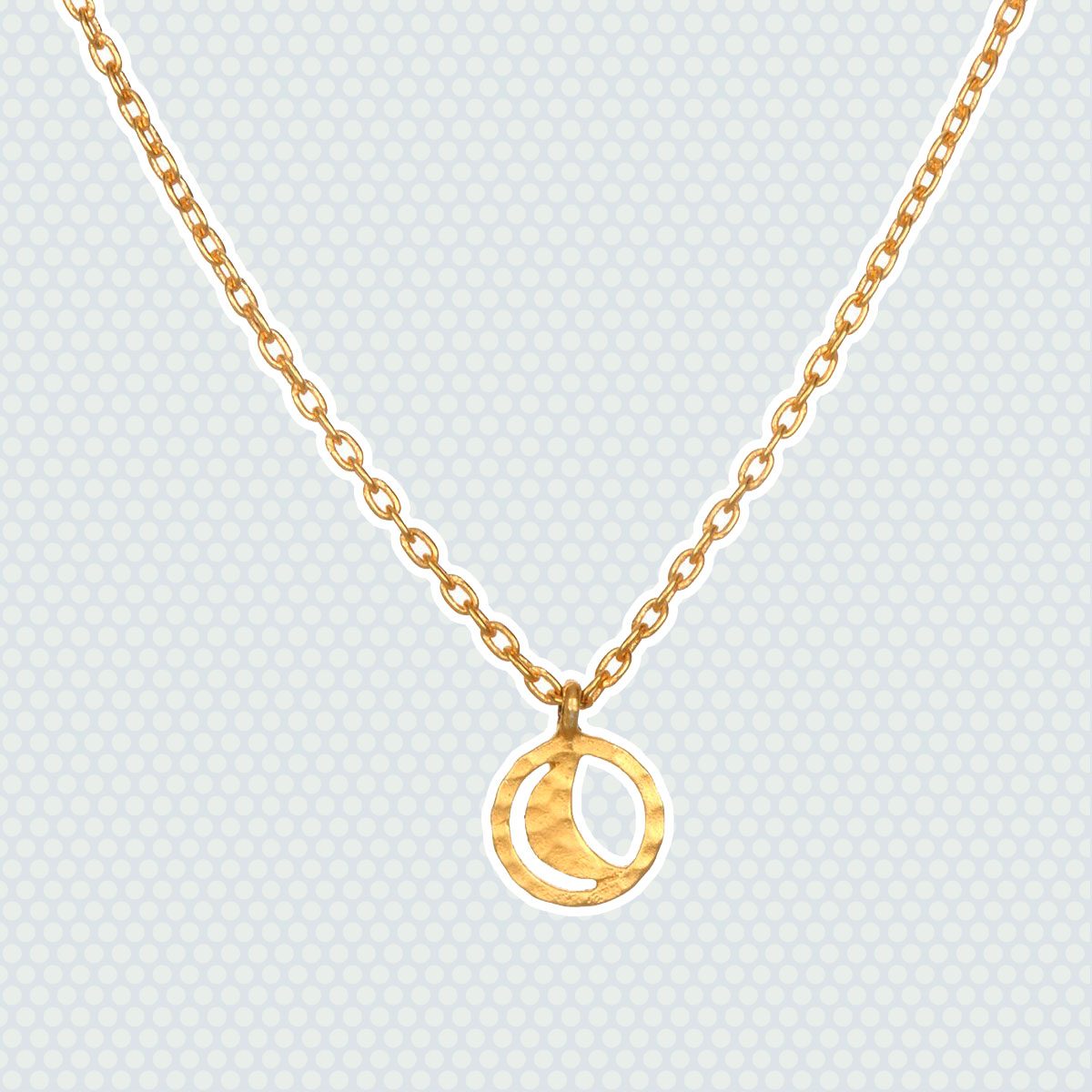 Satya Jewelry Cradled by the Moon Necklace