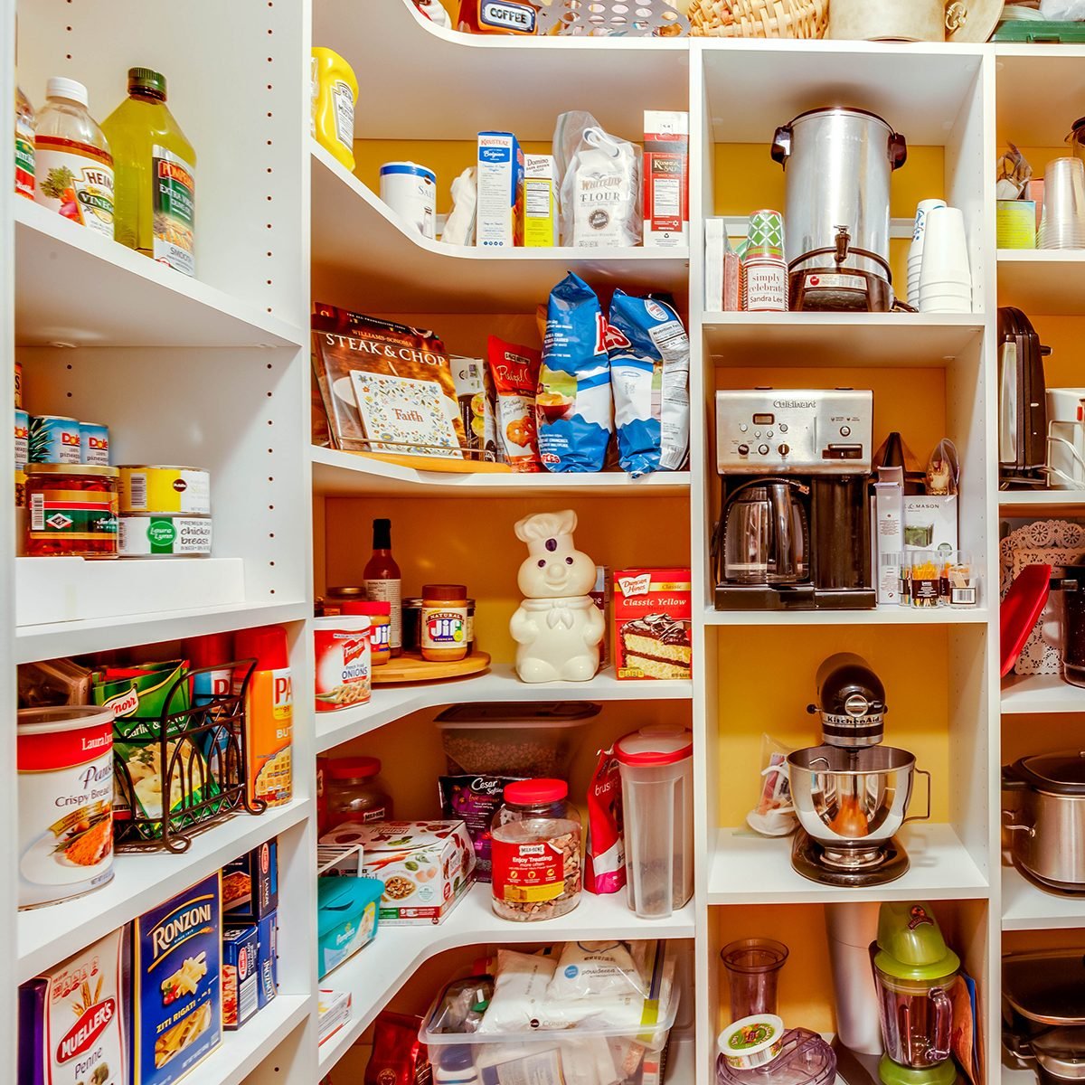 Fernandina Beach, Florida / USA - October 26 2019: An organized and well stocked large pantry; Shutterstock ID 1501385690; Job (TFH, TOH, RD, BNB, CWM, CM): TOH