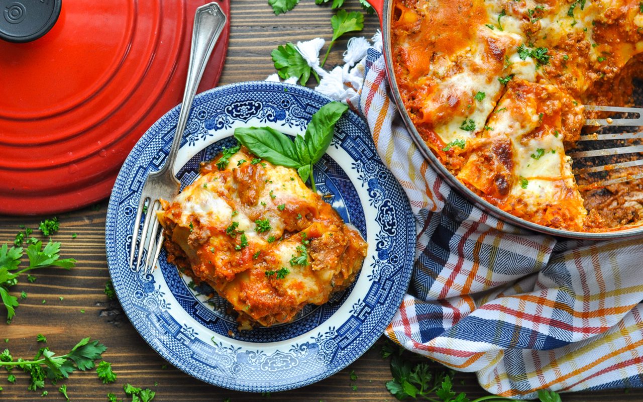 How to Make Dutch Oven Lasagna | Recipe, Photos and Tips