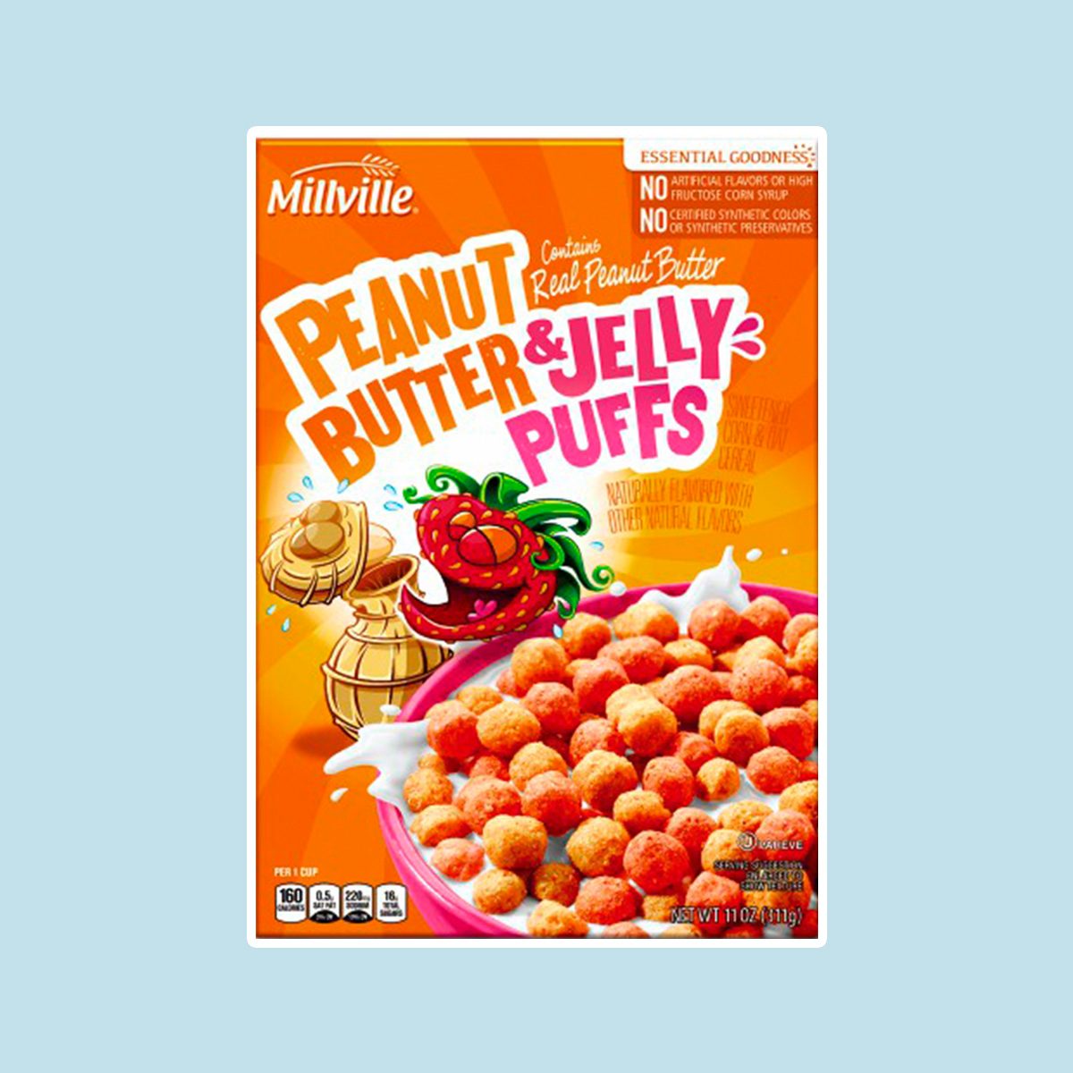 Millville Peanut Butter and Jelly Puffs