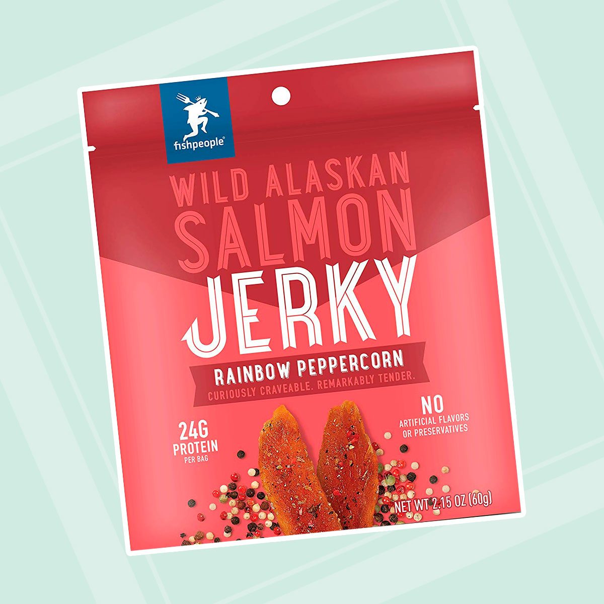 Wild Alaskan Rainbow Peppercorn Salmon Jerky