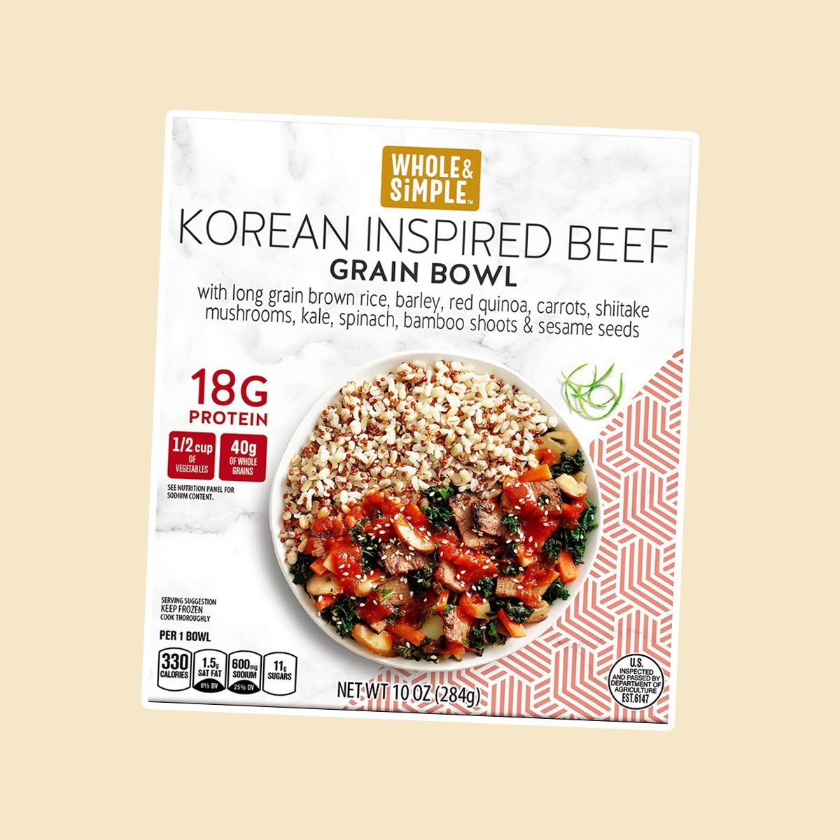 Whole & Simple Power Bowl Korean Beef