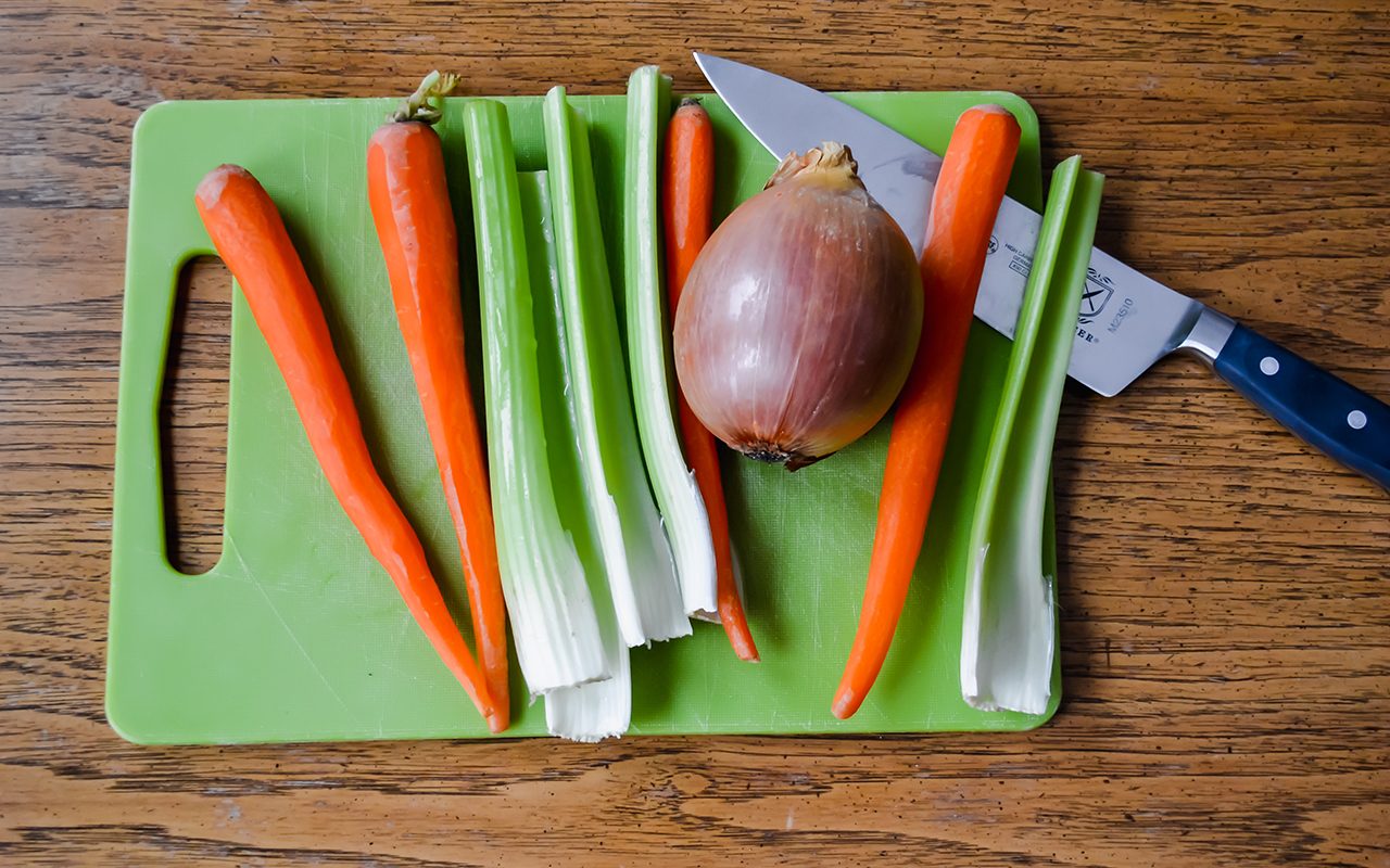 Vegetables before cutting