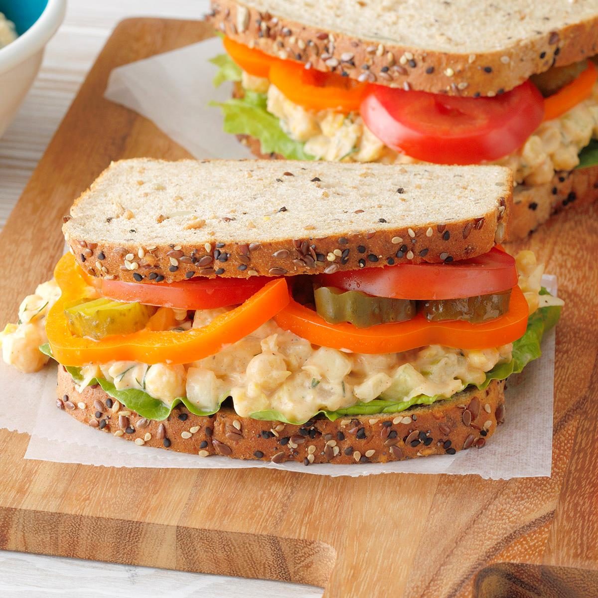 Dilly Chickpea Salad Sandwiches Recipe: How to Make It