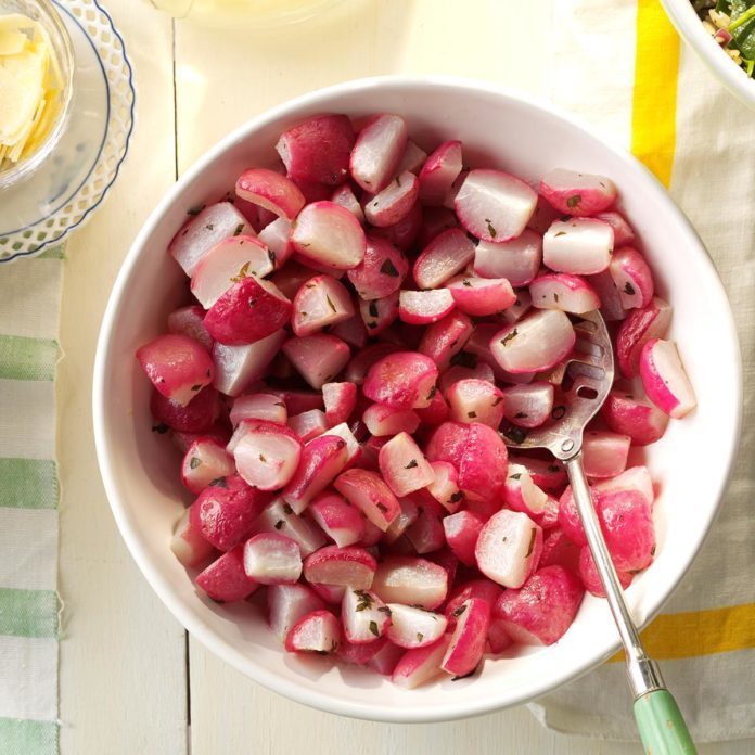 Air Fried Radishes