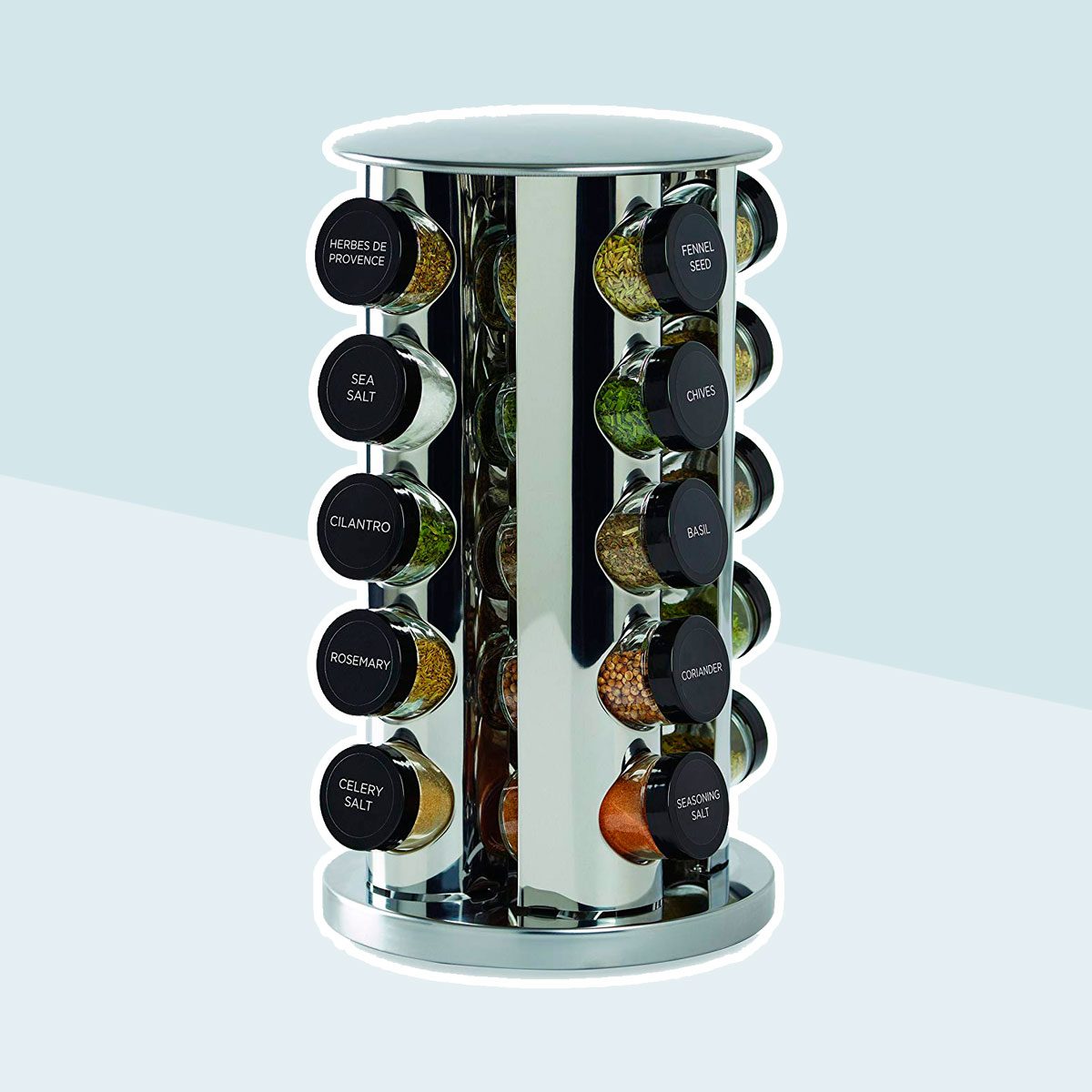 Rotating Spice Rack Tower