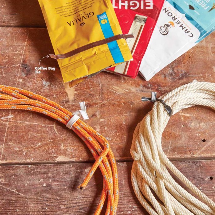 Coffee bag twist ties