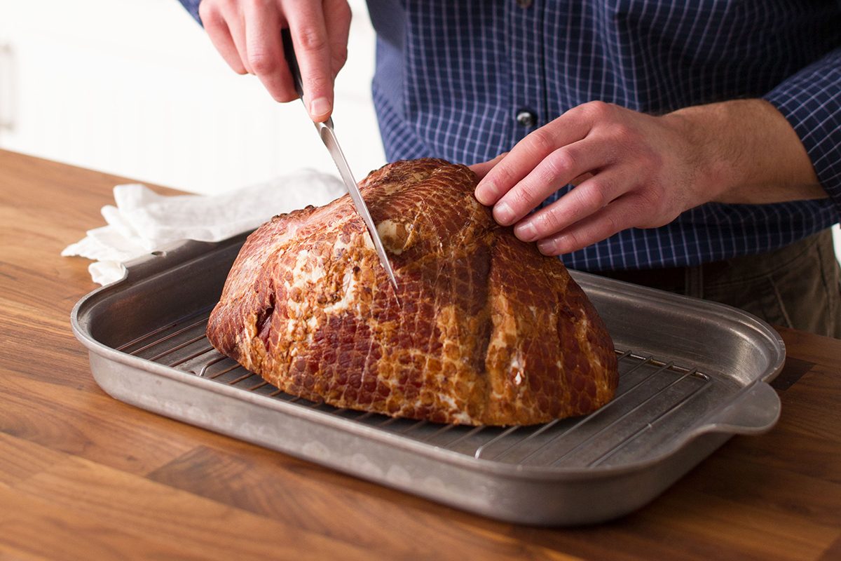 how to cook a ham in a dutch oven