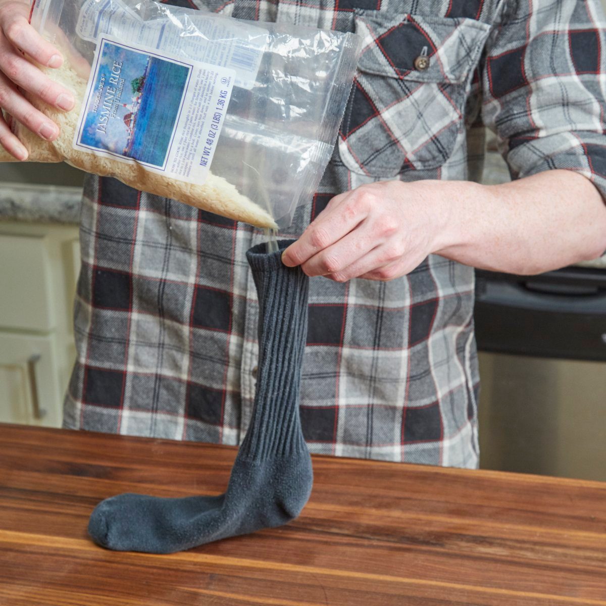 Rice and sock heat pad