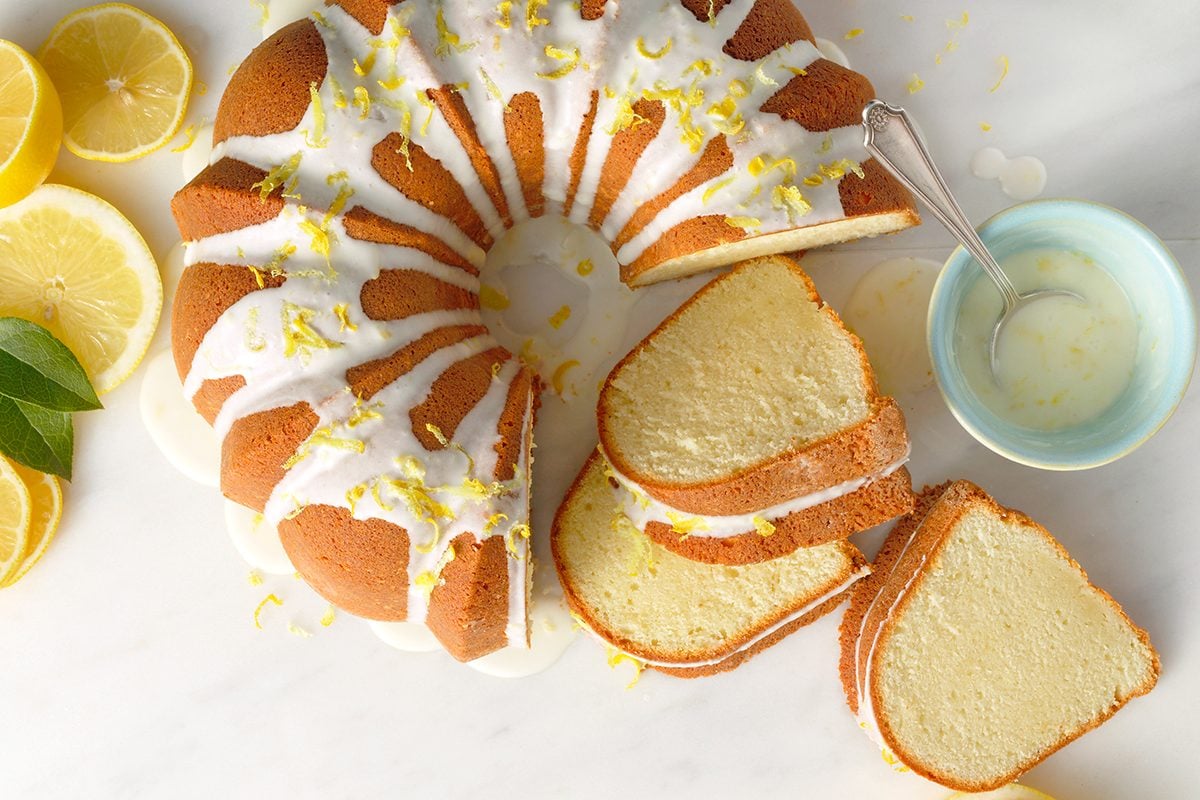 Lemon Lover's Mini Bundt Cakes