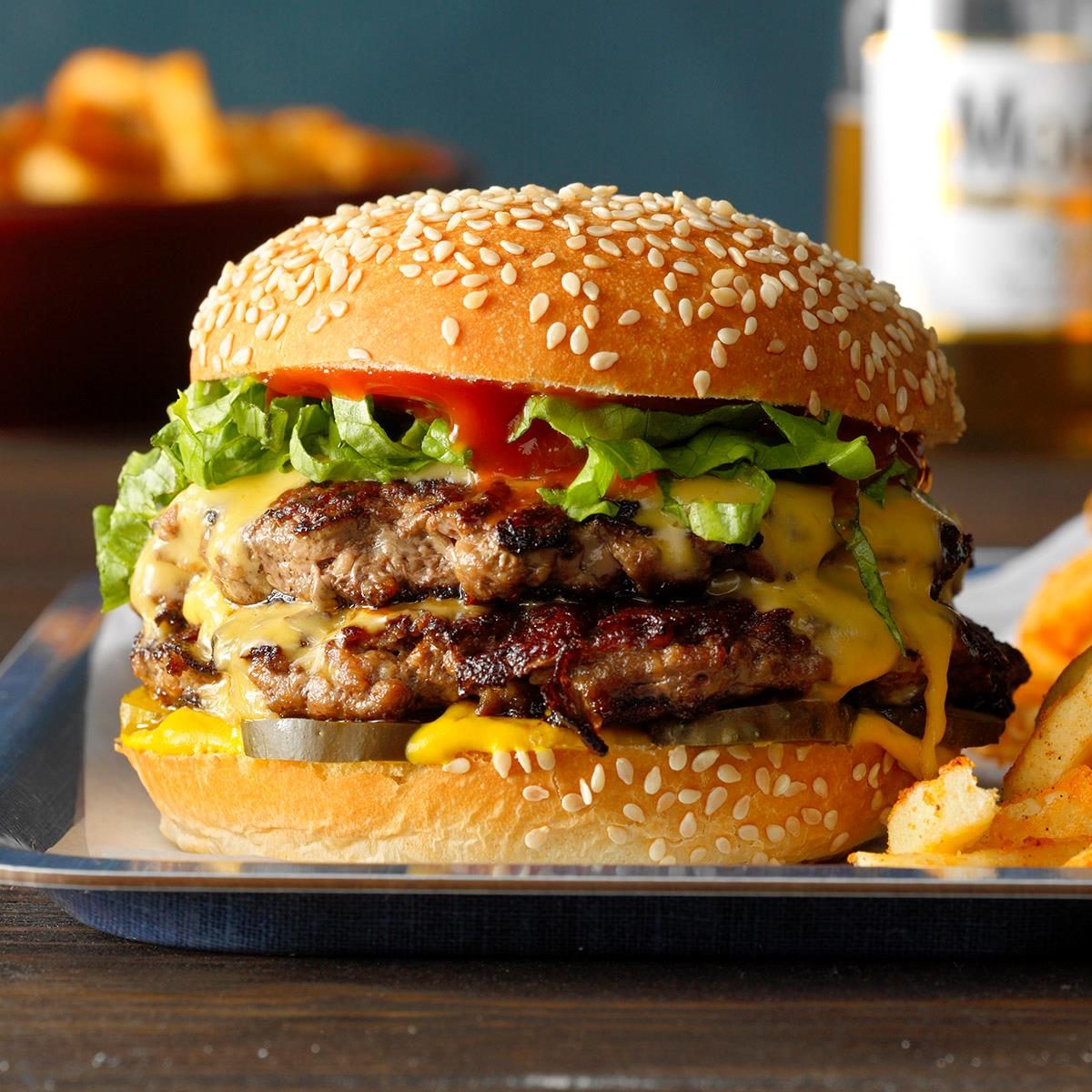 How to Cook a Burger in the Oven I Taste of Home