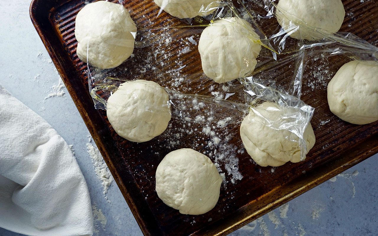 pâte à biscuits prête pour une deuxième fermentation