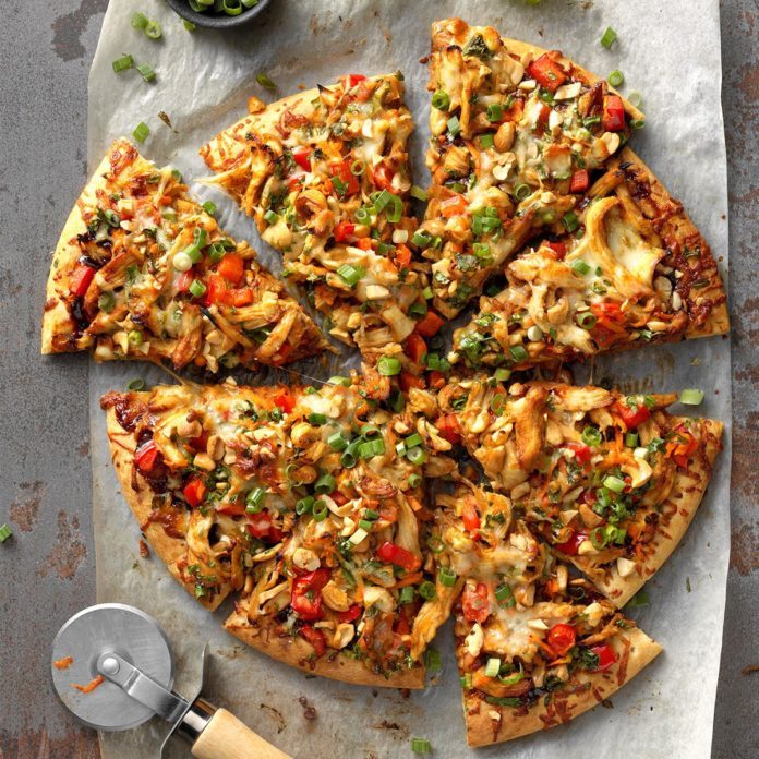 Day 27: Chinese Cashew Chicken Pizza