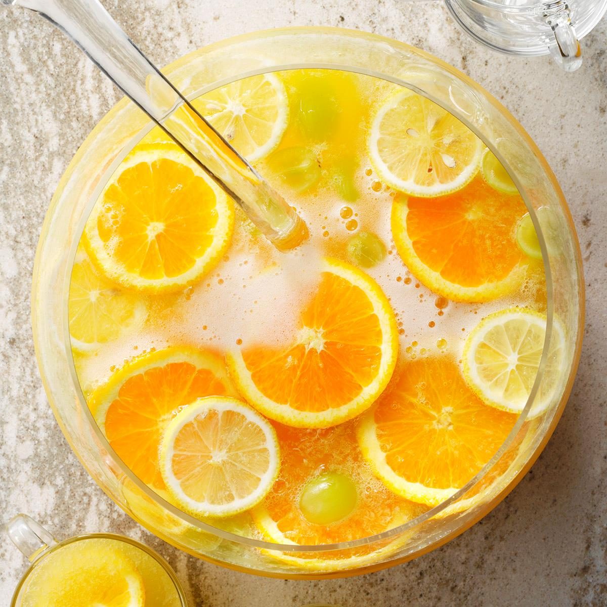 Citrus & White Grape Juice Party Punch Recipe: How to Make It