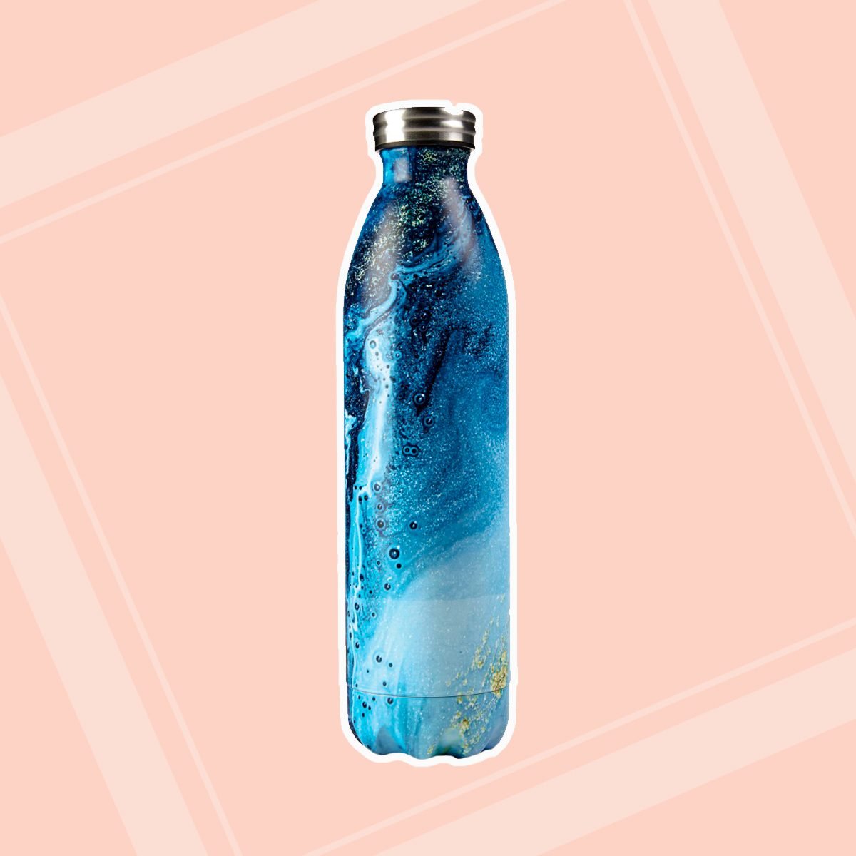 Crofton Water Bottle Double Wall SS 25oz Blue