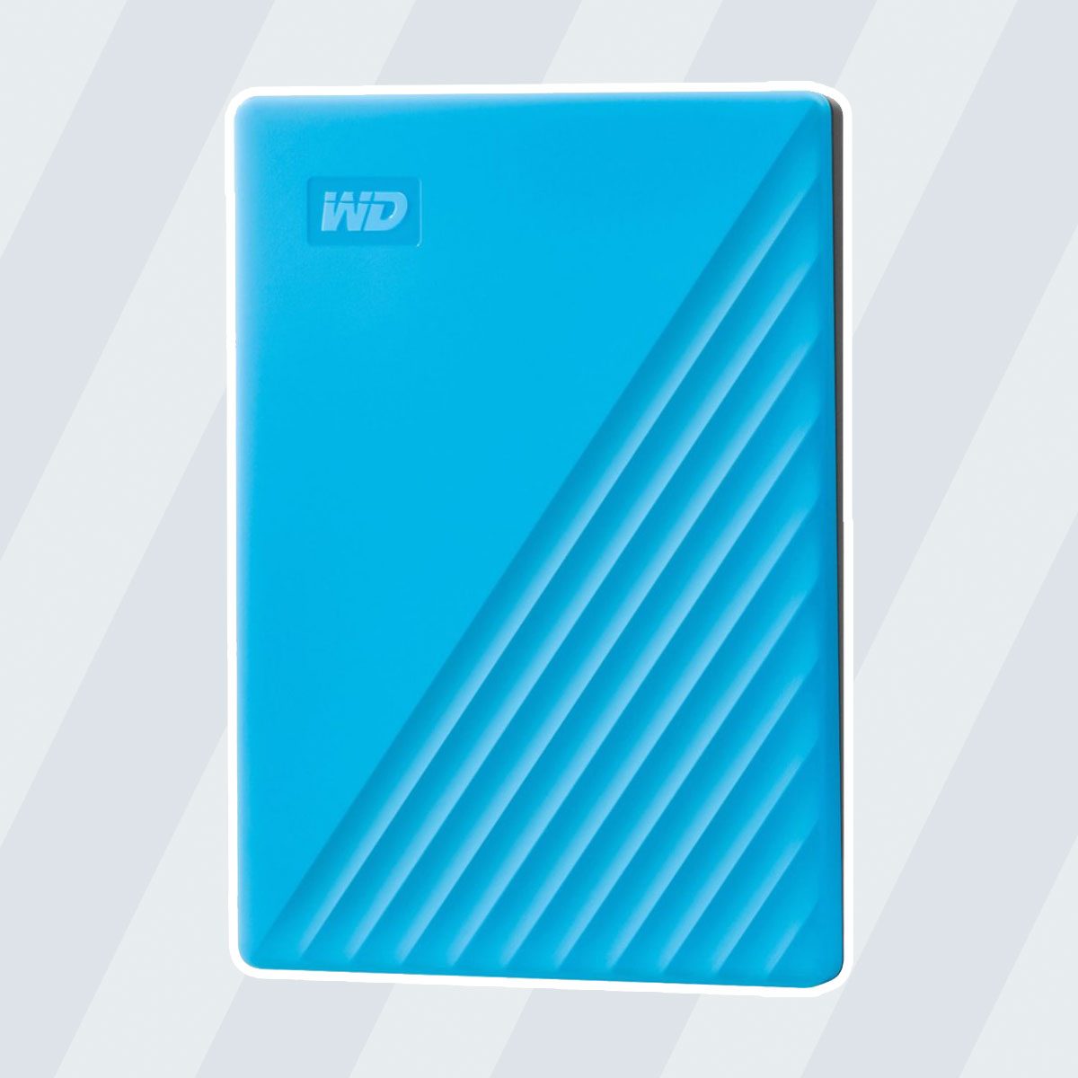 WD - My Passport 2TB External USB 3.0 Portable Hard Drive with Hardware Encryption (Latest Model) - Blue