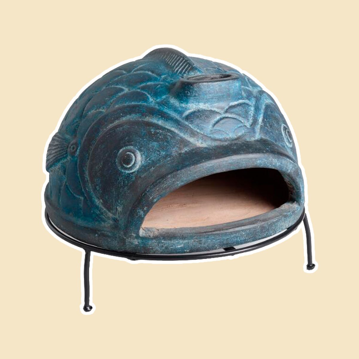 Blue Fish Terracotta Pizza Oven