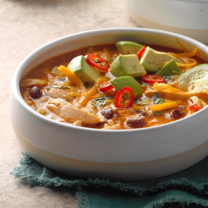 Chicken Tomatillo Soup Recipe | Taste of Home