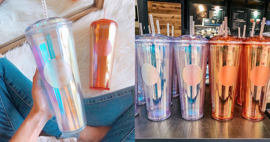 Starbucks Is Selling the CUTEST Iridescent Tumblers Taste of Home
