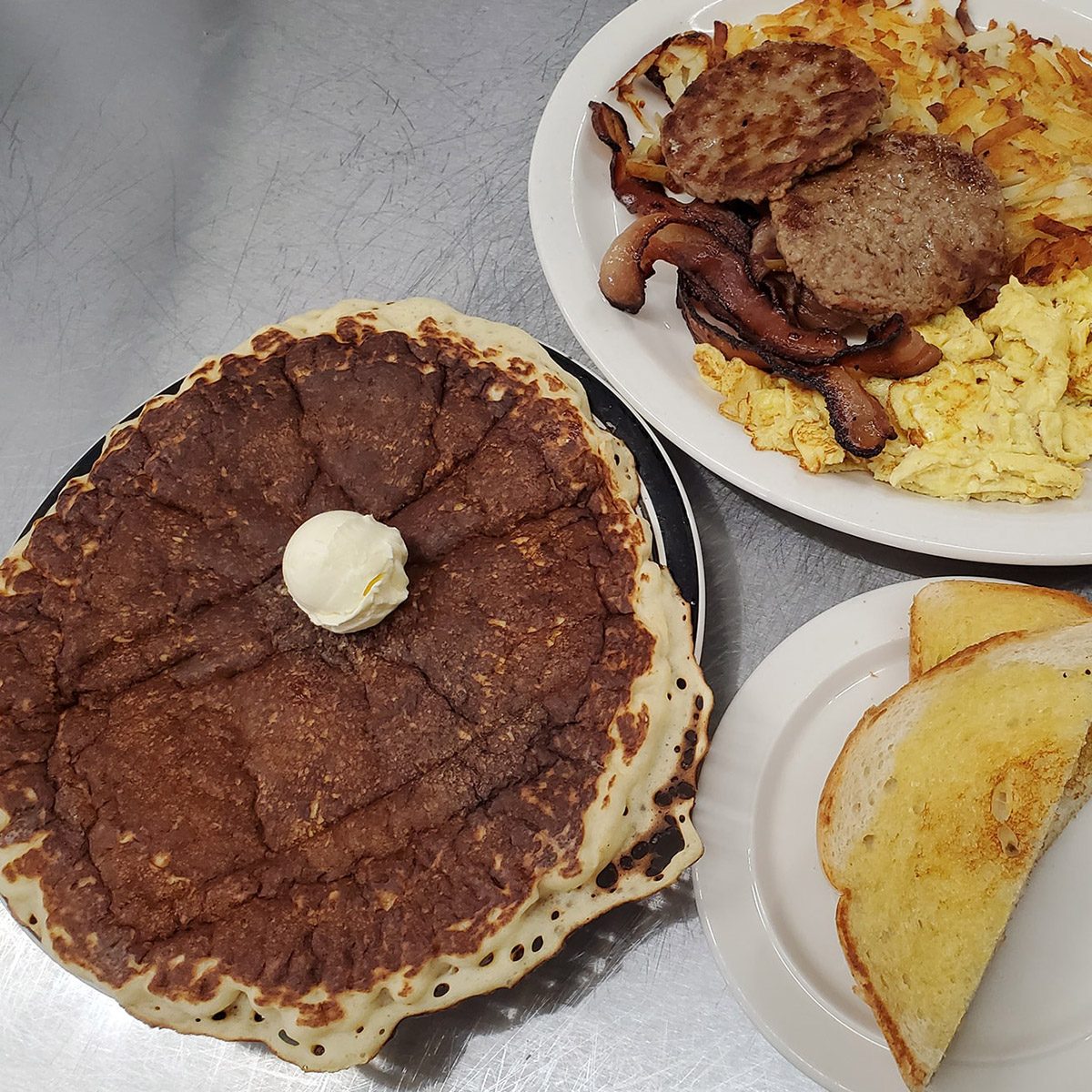 Big Mike's Burgers and more, Belen pancakes