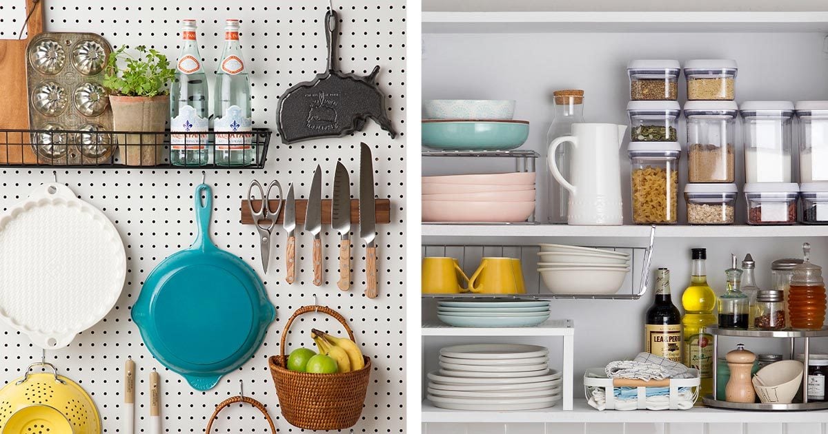 25 Best Kitchen Storage Ideas - Smart, Easy Storage Solutions for Your  Kitchen