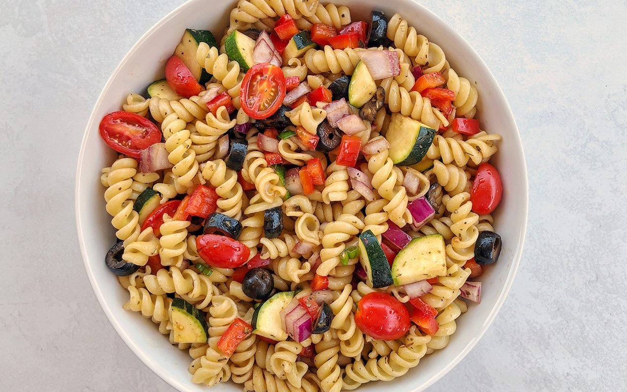 Vegan pasta salad