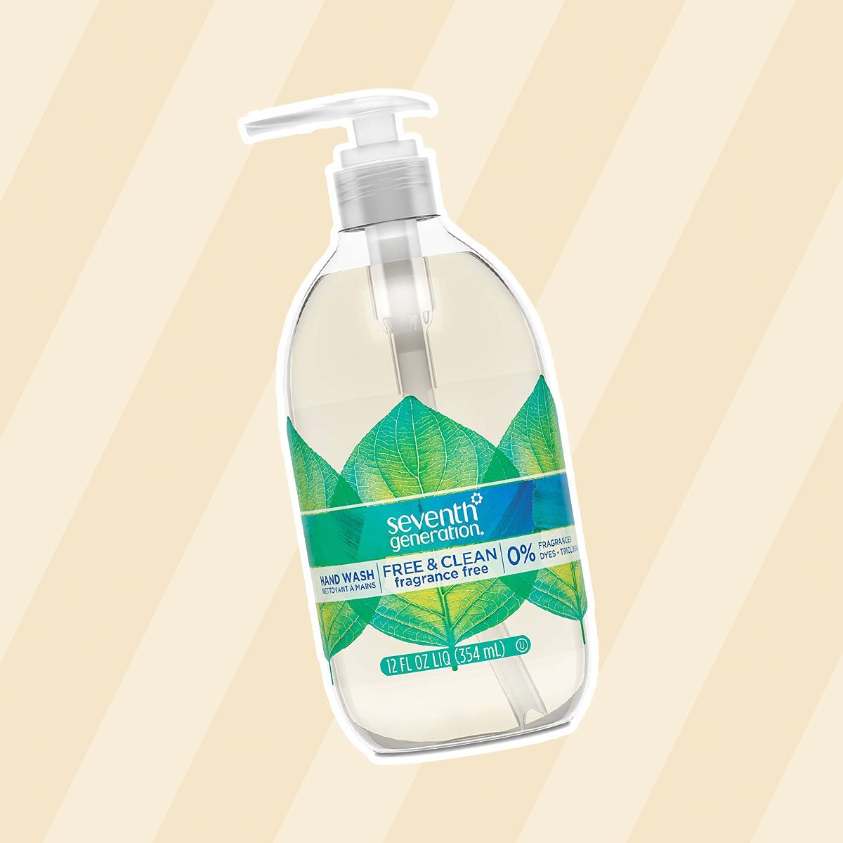 Seventh Generation Hand Wash Soap, Free & Clean Unscented, 12 oz, Pack of 8 (Packaging May Vary )