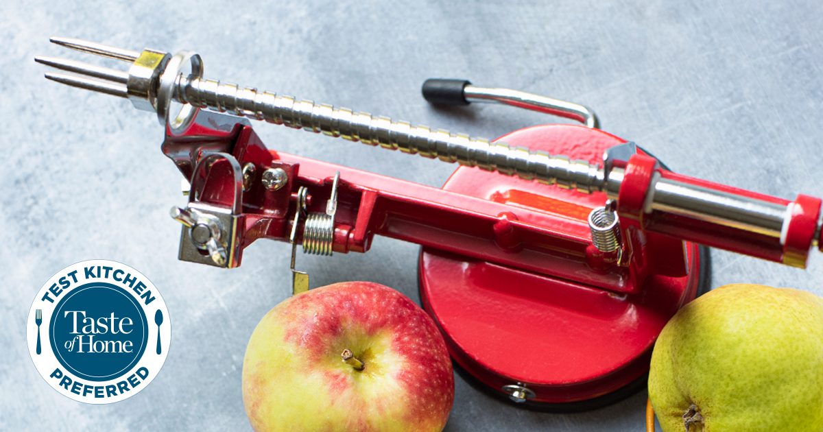 Kitchen Positive Apple Peeler Slicer Corer - Apple Spiralizer with Strong  Suction & Durability - Apple Peeler Corer Slicer Suction Base made with  Food