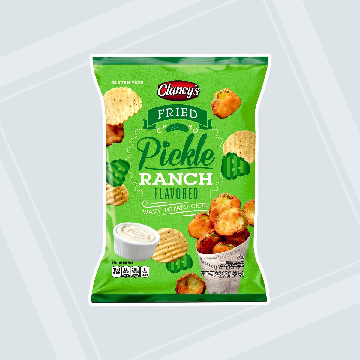 Fried Pickle Ranch Potato Chips