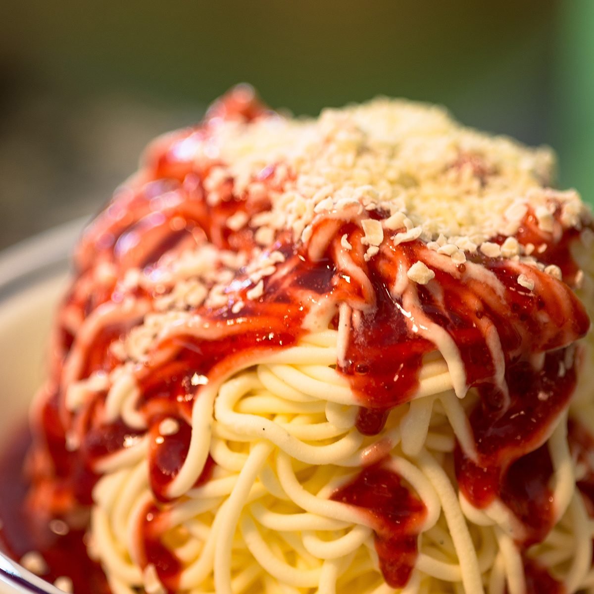 Close-Up Of Spaghettieis