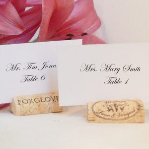 Wine Cork Place Card Holders
