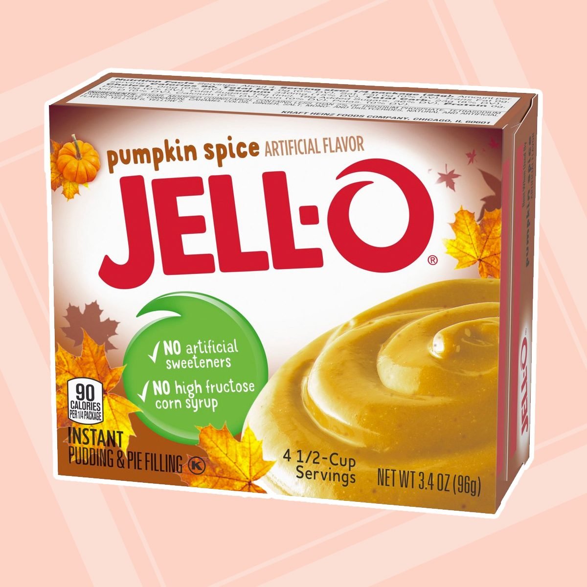 Jell O Pumpkin Spice Instant Pudding & Pie Filling Mix