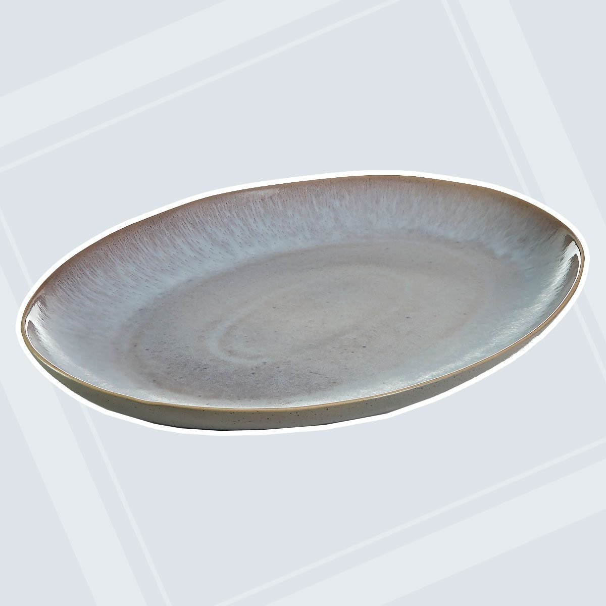 Olaria Moonstone 15" Oval Platter, Created for Macy's