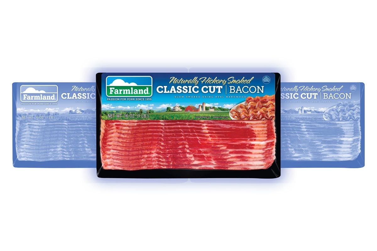 Farmland Naturally Hickory Smoked Classic Cut Bacon, 16 oz