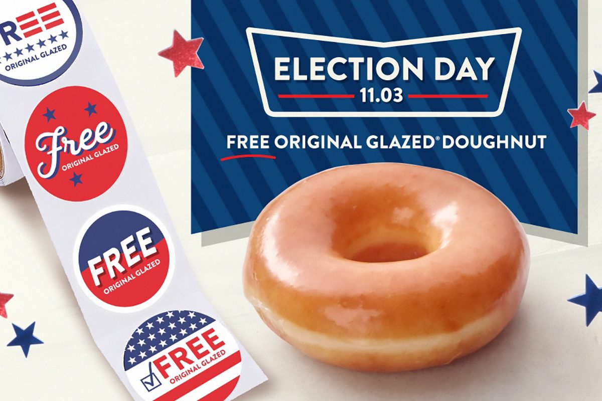 How To Get Free Krispy Kreme Doughnuts On Election Day 2020